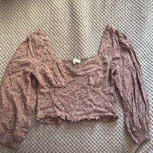 Floral women’s crop top